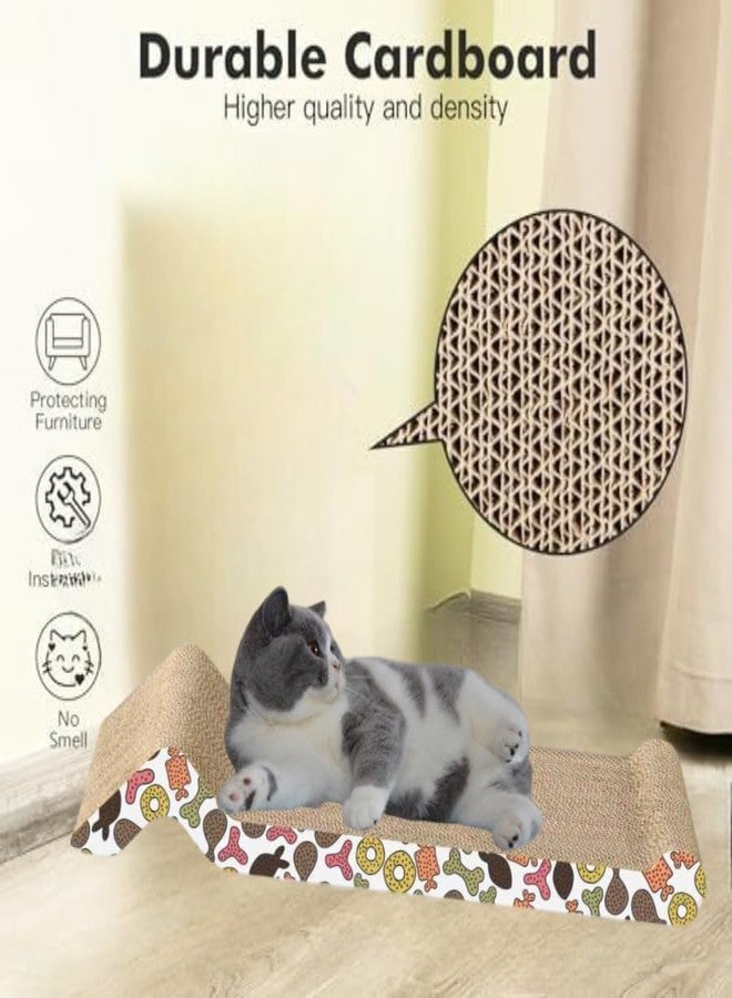 KittuPet لوح خدش للقطط من KittuPet، مصنوع من ورق مقوى مموج معاد تدويره، مزود بمخالب صنفرة، ووسادة قابلة للعكس. - Image 5